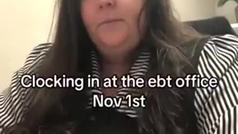 Comedy - EBT-SNAP "FAT RACIST white BEEEITCH"Worker Clocks In On November 1st
