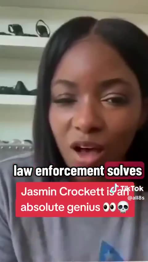 Rep Jasmine Crockett: Rep Jasmine Crockett - Law enforcement isn't there to prevent crimes, they solve crimes