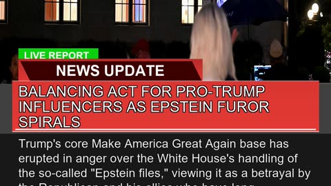 Balancing Act for Protrump Influencers as Epstein