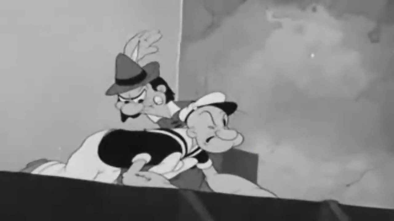 Popeye - M/m spanking