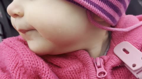 Baby Kayla Closeup — Watching Everything Closely 👀