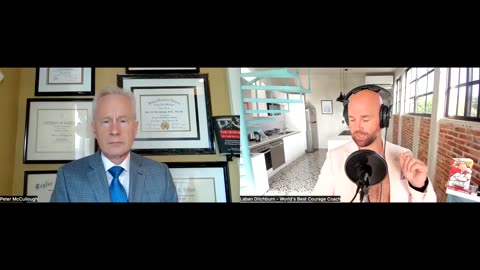 Dr Peter McCullough™ Gets Courage Coaching from Social Media Influencer Laban Ditchburn