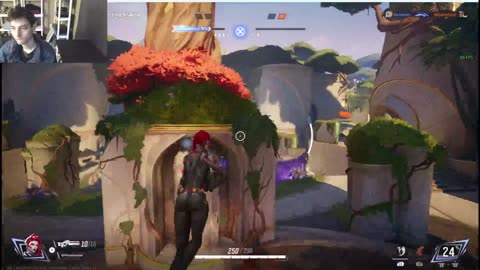 Marvel Rivals Online Competitive Match #242 Part #2 On The PC While Playing As Black Widow