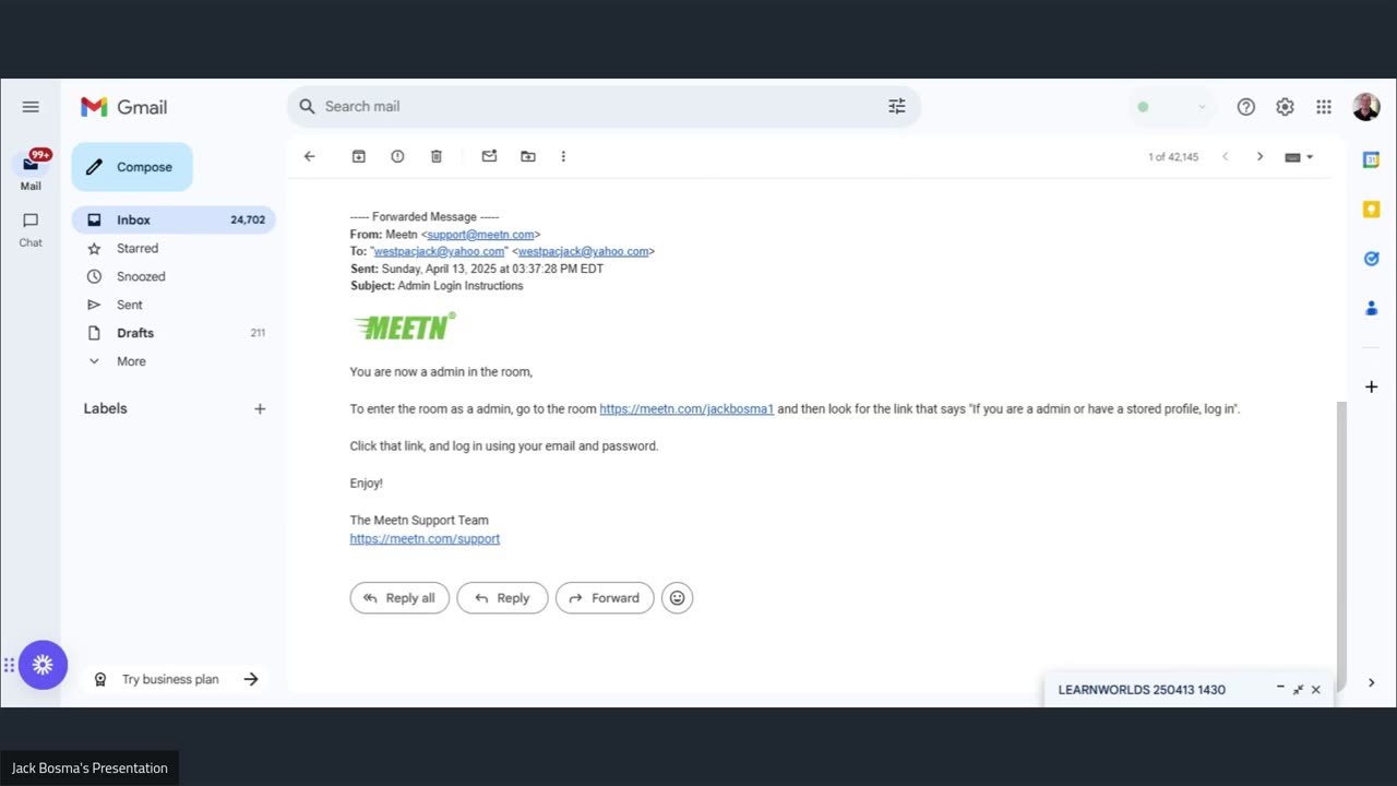 Admin Login Instructions