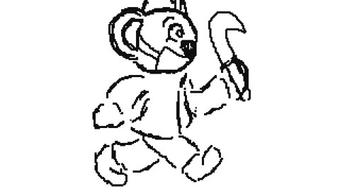 Harsh n Critical 2019, early enemy concept animation test for the burning-scrapverse