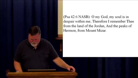 Psalms 40 – 43 – Those who consider the helpless will obtain help when they are helpless. 2023