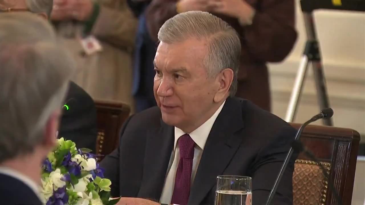 "In Uzbekistan, we call you the President of the World." 👑 Uzbek President