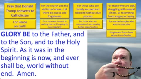 Mary's Daily Live Holy Rosary Prayer at 8:00 p.m. EDT 08/12/2025