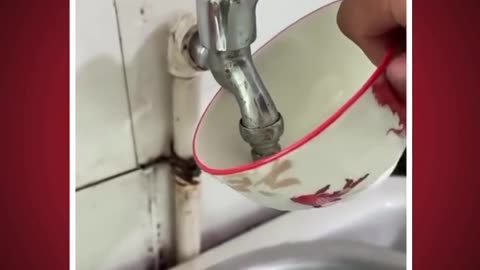 Worst water shortage scenario 😂🤣🤣( the tap is rather consuming water)