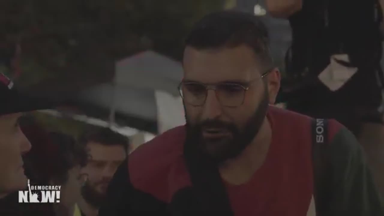 "End the Starvation": Jewish Rabbis & Allies Outside Trump Hotel Call for U.S. to Stop Arming Israel