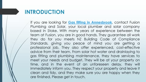 If you are looking for Gas fitting in Annesbrook