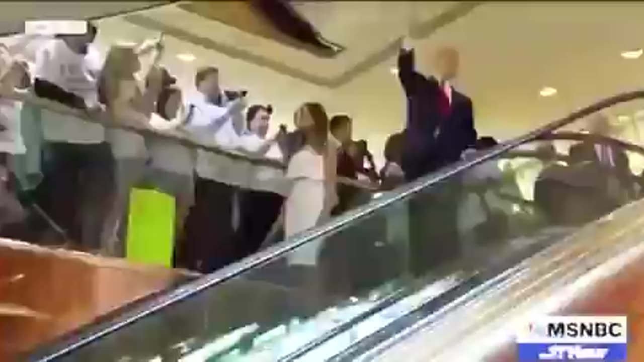 flashback to 2015. Trump comes down the golden escalator