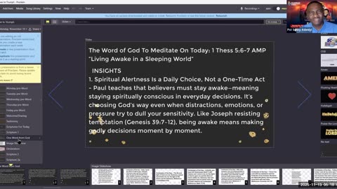 Power To Triumph || November 13, 2025 || “Living Awake in a Sleeping World”