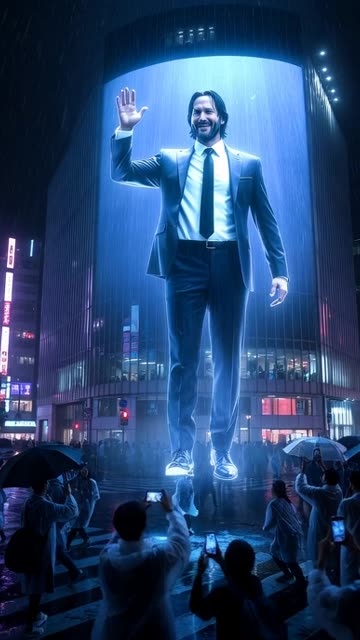 3D John Wick Hologram