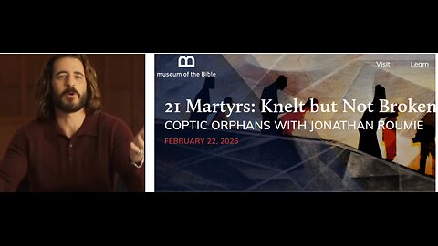 Jonathan Roumie invites us to The 21: Knelt But Not Broken” event on 22 February 2026