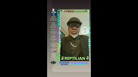 ▪︎HYBRID HUMAN AND REPTILIAN/THEY THRIVE AMONGST HUMANITY▪︎