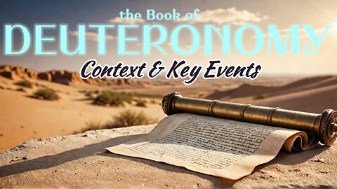 The book of Deuteronomy - Who, When, Where & Major Events