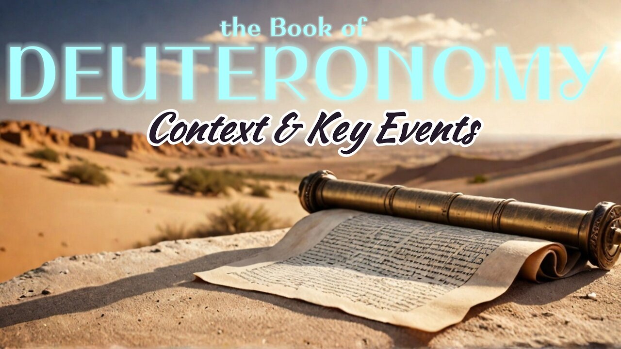The book of Deuteronomy - Who, When, Where & Major Events