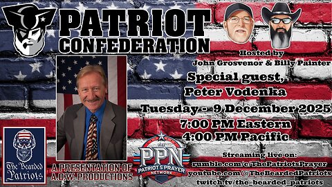 Patriot Confederation - Peter Vodenka Interview (December 9, 2025)