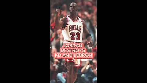 JORDAN DESTROYS KD AND LEBRON 😱 #jordan#lebron#kevindurant#nba#highlights#basketball#michaeljordan