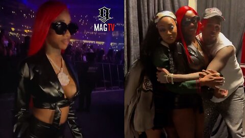 Sexyy Red Links Up With Chris Brown & Monica At His Miami Concert! 📸