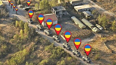 Russian Drones Destroy Ukrainian Convoy in Precision Strike