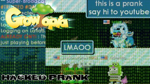 Growtopia - I GOT HACKED (Prank on my friends)