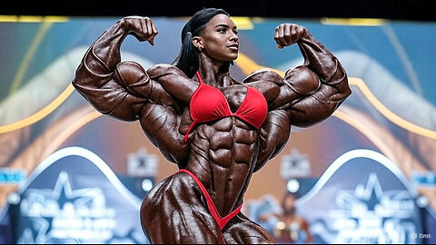 FBB Ai Muscle Girl | Female Bodybuilding Giantess growth Muscular Woman