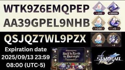 3.6 Special Program Codes (Honkai: Star Rail)