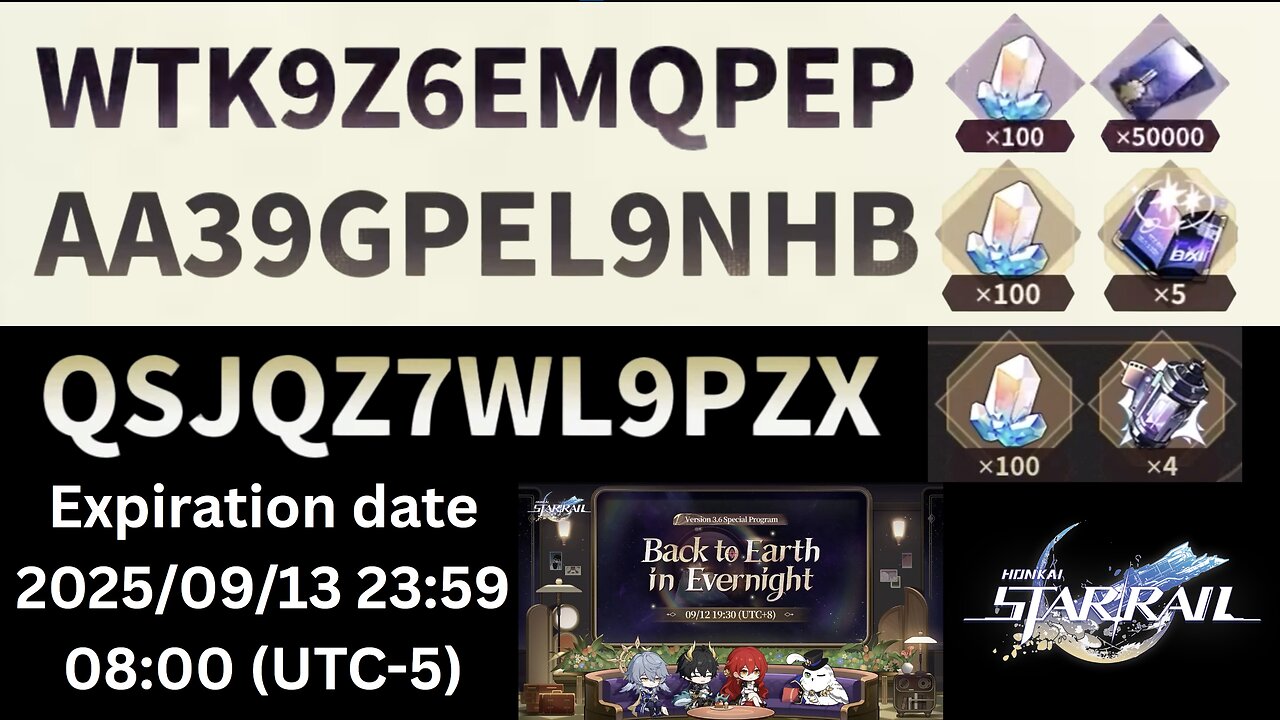3.6 Special Program Codes (Honkai: Star Rail)