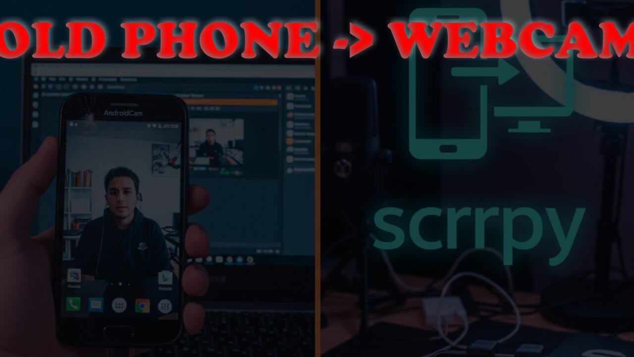 Turn ANY Old Phone into a HD Webcam for OBS | SCRCPY Tutorial