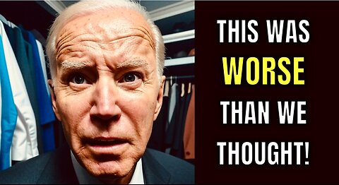 Joe Biden, as President, "used to get LOST in his CLOSET in the mornings in the White House" 😮