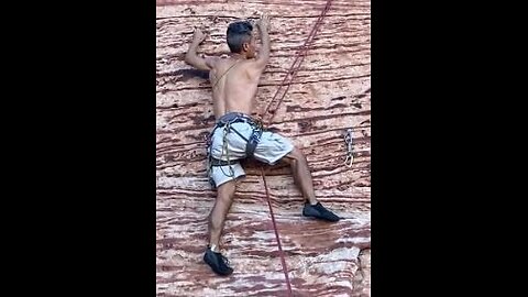 Red Rock TR Climbing Beta Series E40 (2025): Ranch Hands Crag: Mexican Secret Agent Man (5.11b)