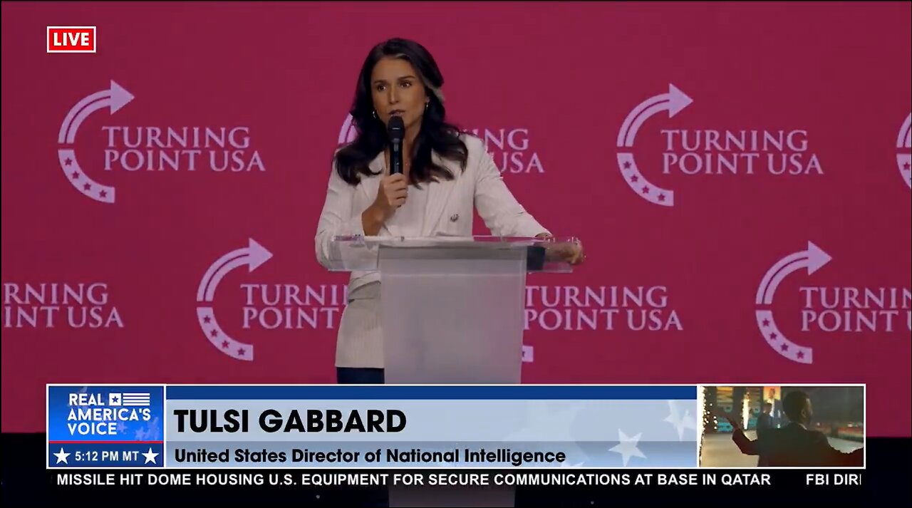 DNI Tulsi Gabbard Talks About The Deep State Pushing Back