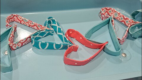 Handmade Fabric Heart Chain for Decoration!