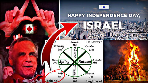 Canada Crumbles and Fiery Illuminati Ritual