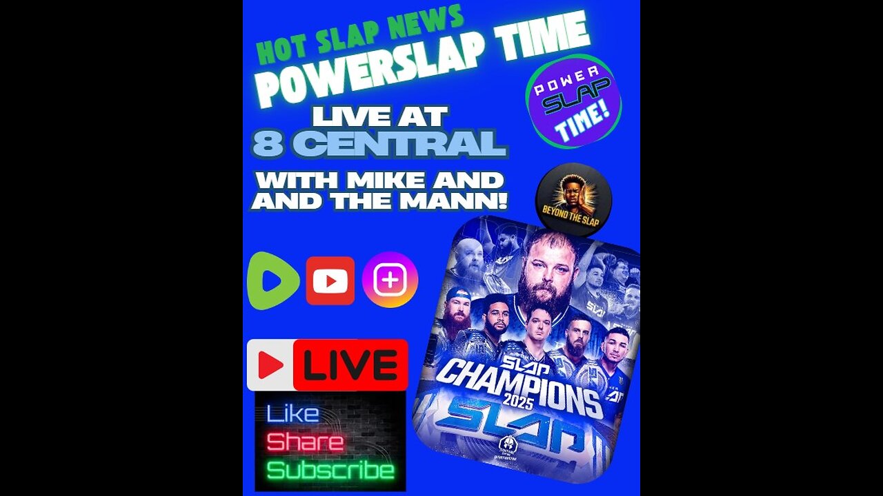 POWERSLAP TIME 2sday show with guest POWER SLAP SUPERFAN 1