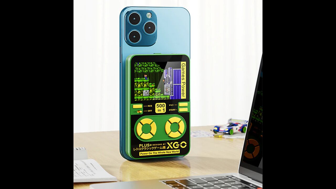 Retro Game Console Magnetic Wireless Power Bank