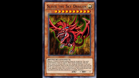 Yu-Gi-Oh - How to summon Slyfer the sky dragon