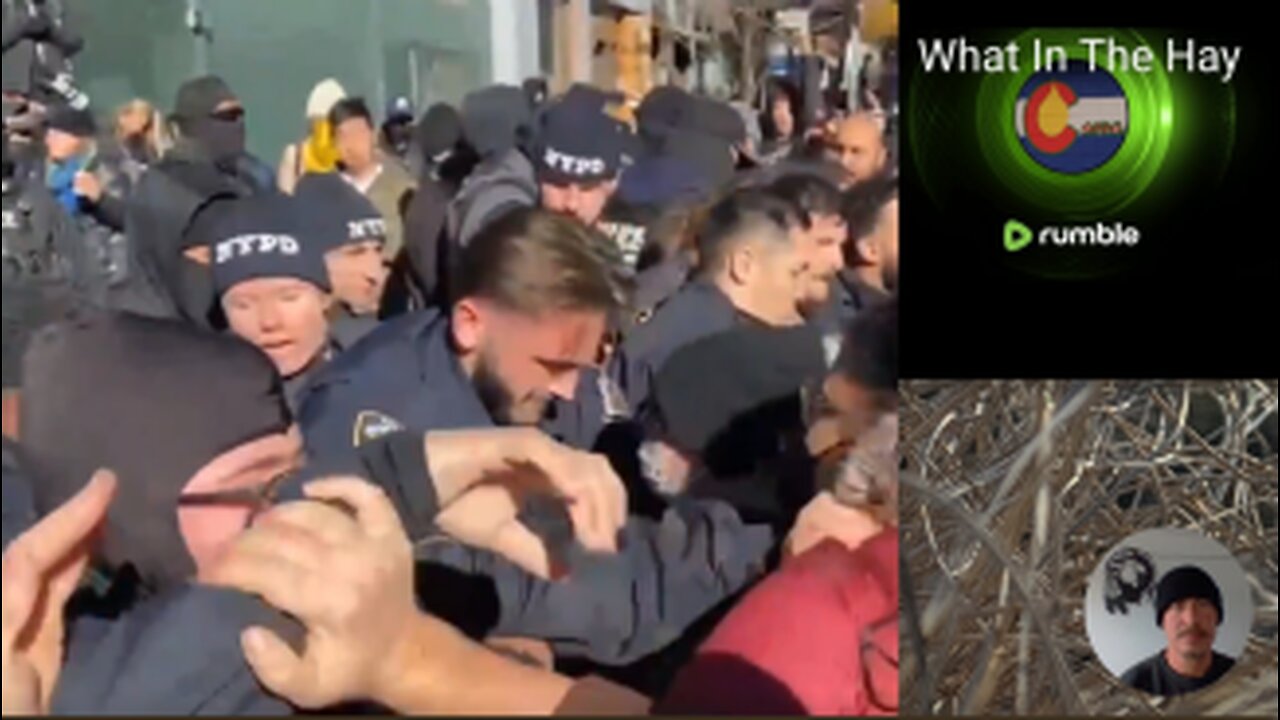 NYC PROTESTERS *TRAP NYPD in PARKING GARAGE (*false imprisonment)