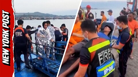 Philippine ferry capsizes killing at least 15, hundreds rescued