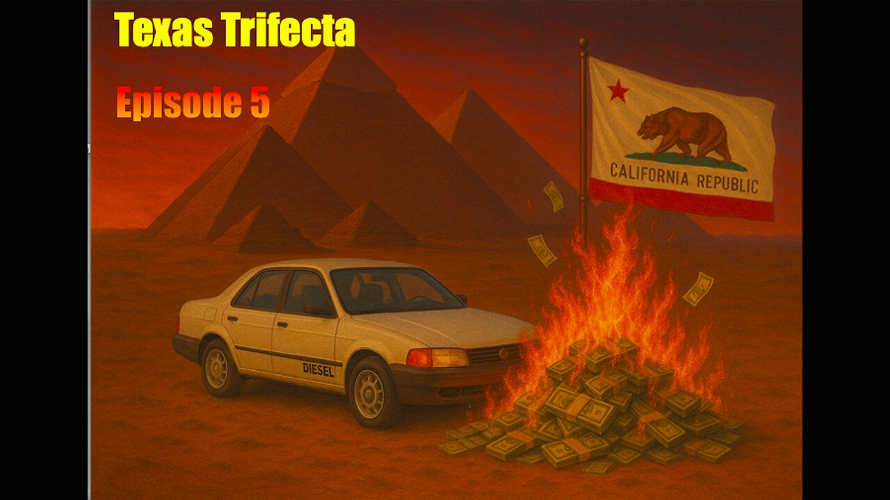 Texas Trifecta Podcast: Episode 5 Diesel Delusions, Pyramid Puzzles, and LA’s Lost Loot