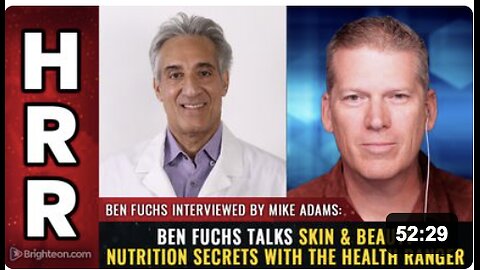 Ben Fuchs talks skin & beauty NUTRITION secrets with the Health Ranger