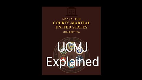 What is the UCMJ?