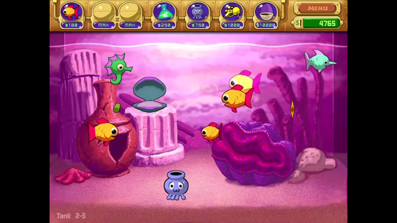 Insaniquarium Deluxe gameplay