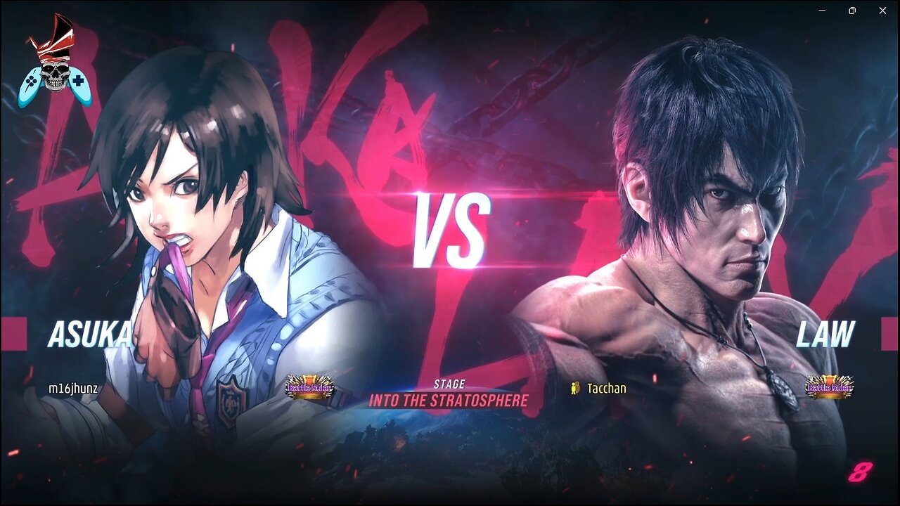 TEKKEN 8 Skulled Asuka Kazama Fujin promotion match