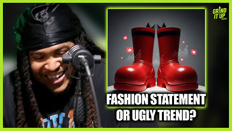 MSCHF Big Red Boots: Fashion Statement or Ugly Trend? Reaction | Grind It Up Podcast