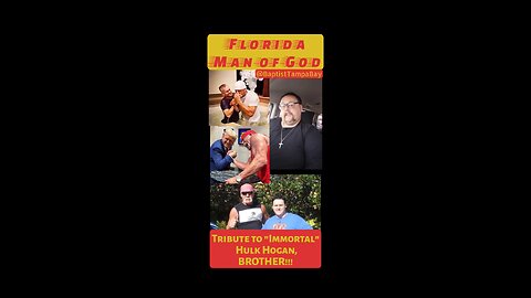 Tribute to Hulk Hogan, Christian BROTHER & Real American, Who Passed Away Today at Age 71