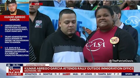 Kilmar Abrego Garcia is about to go into an ICE office in Maryland ahead ofhis potential DEPORTATION