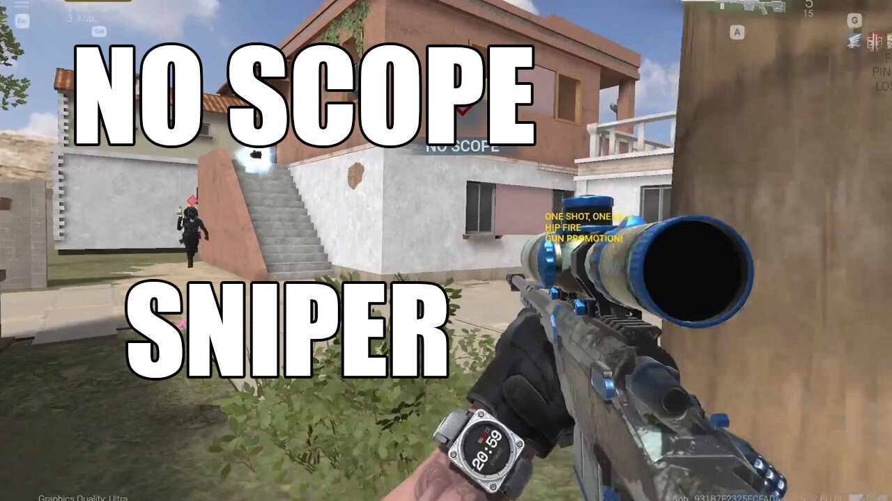 No Scope Sniping in Combat Master 1 #shorts